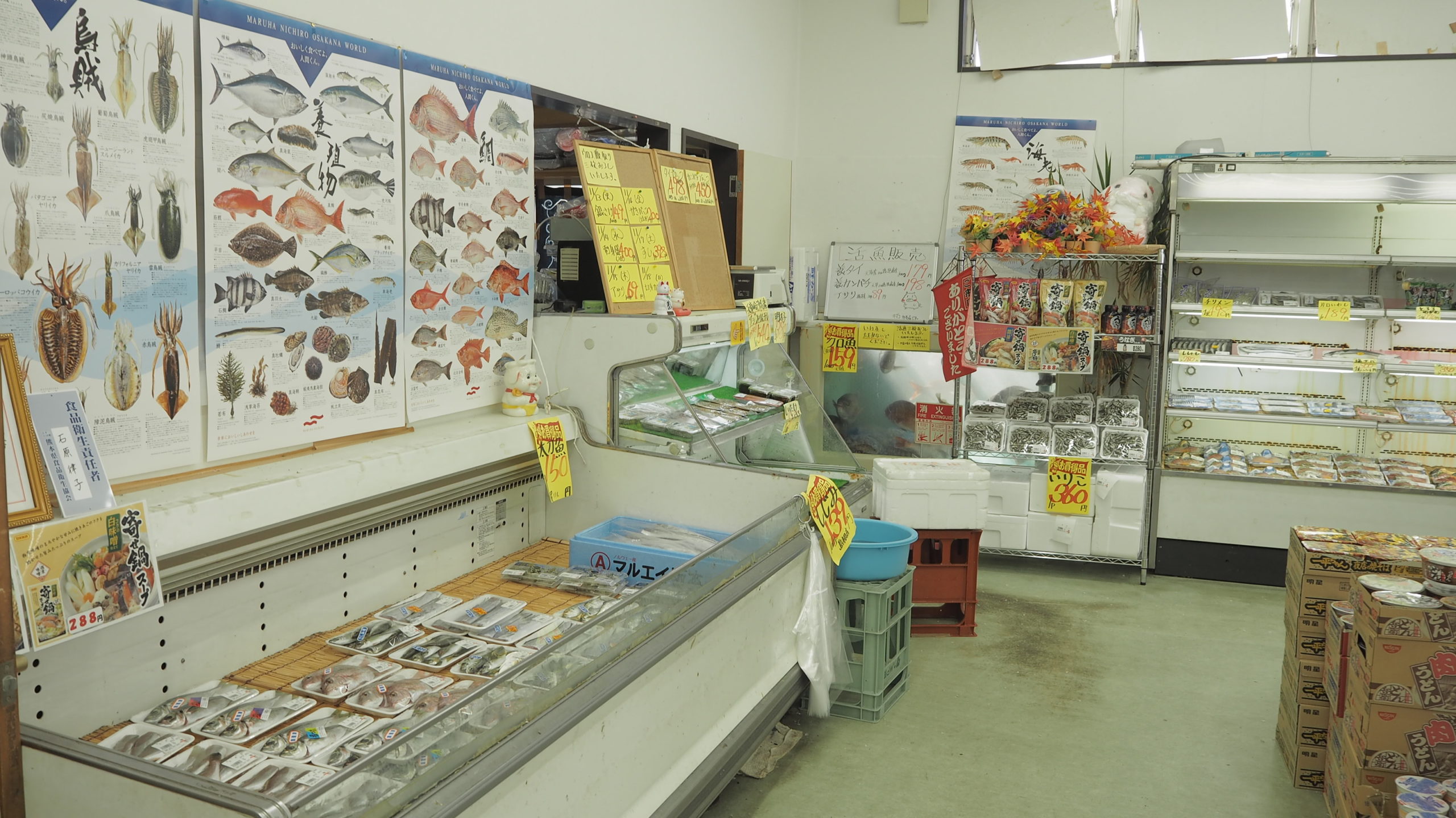 鮮魚店の写真